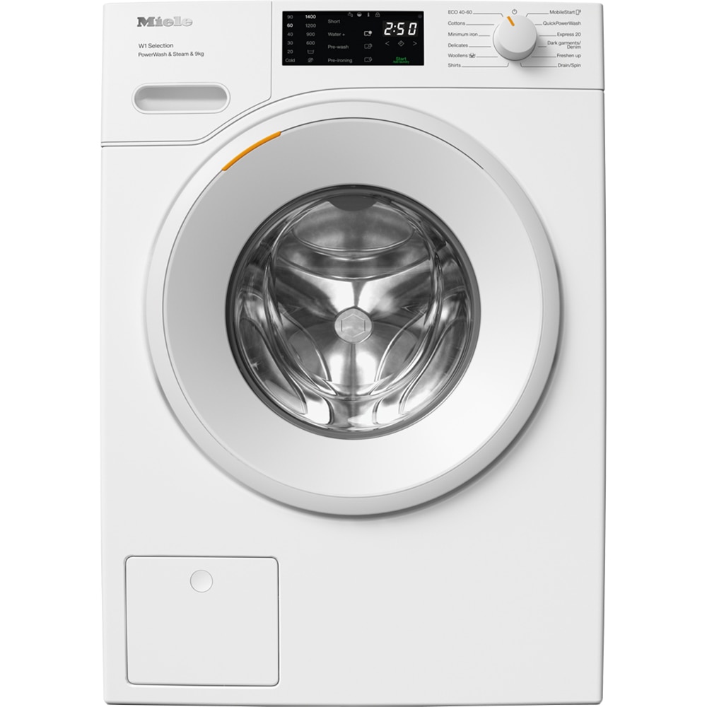 Masina de spalat rufe frontala MIELE WSD383 WCS PWash, SteamCare, 9 kg, 1400rpm, Clasa A, Wi-Fi, alb