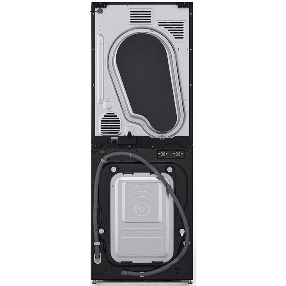 Masina de spalat rufe frontala cu uscator LG WashTower WT1210BBF, Steam, 12/10 kg, 1400 rpm, Clasa A/C, Wi-Fi, negru