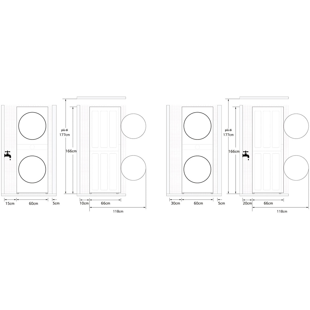 Masina de spalat rufe frontala cu uscator LG WashTower WT1210BBF, Steam, 12/10 kg, 1400 rpm, Clasa A/C, Wi-Fi, negru