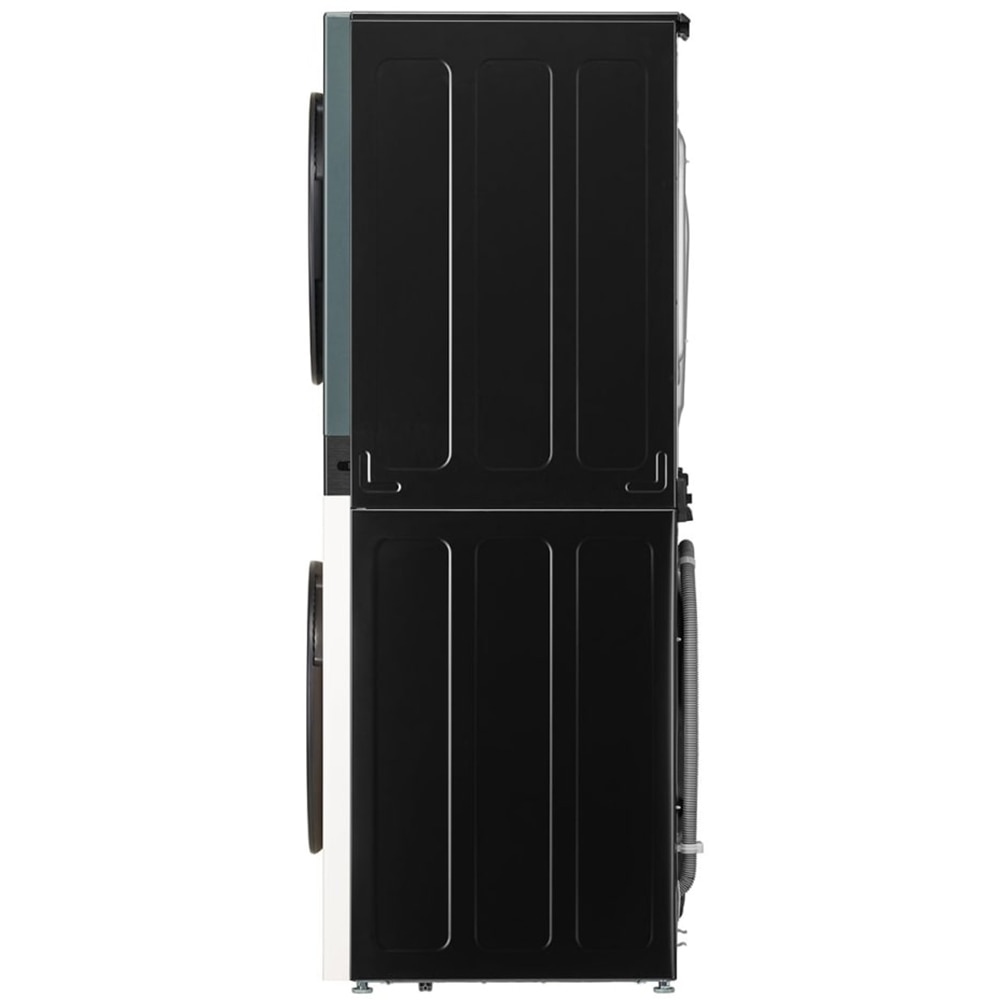 Masina de spalat rufe frontala cu uscator LG WashTower WT1210EGF, Steam, 12/10 kg, 1400 rpm, Clasa A/C, Wi-Fi, bej-verde