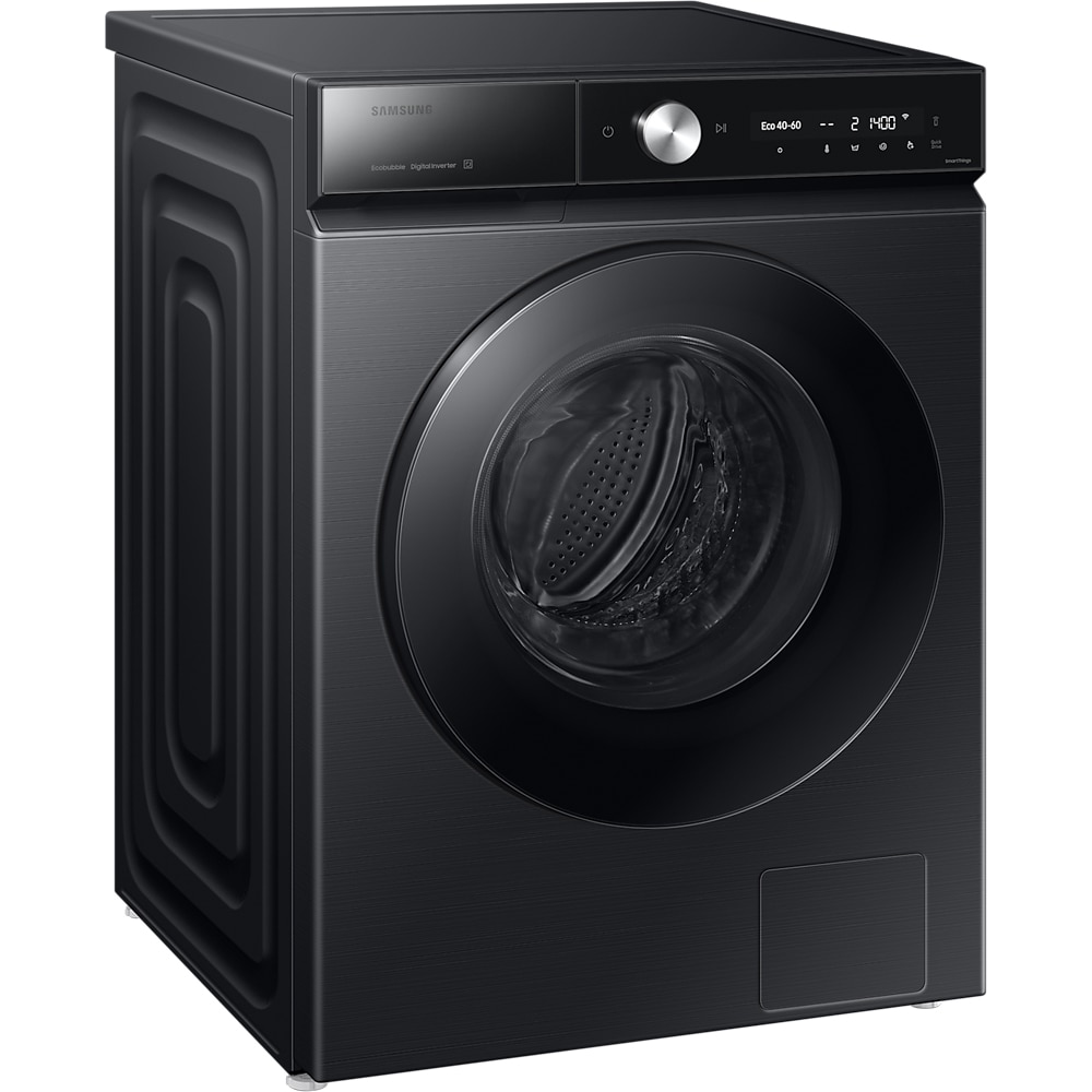 Masina de spalat rufe frontala SAMSUNG WW11DB8B95GBU4, AI Wash, AI EcoBubble, 11 kg, 1400rpm, Clasa A, negru
