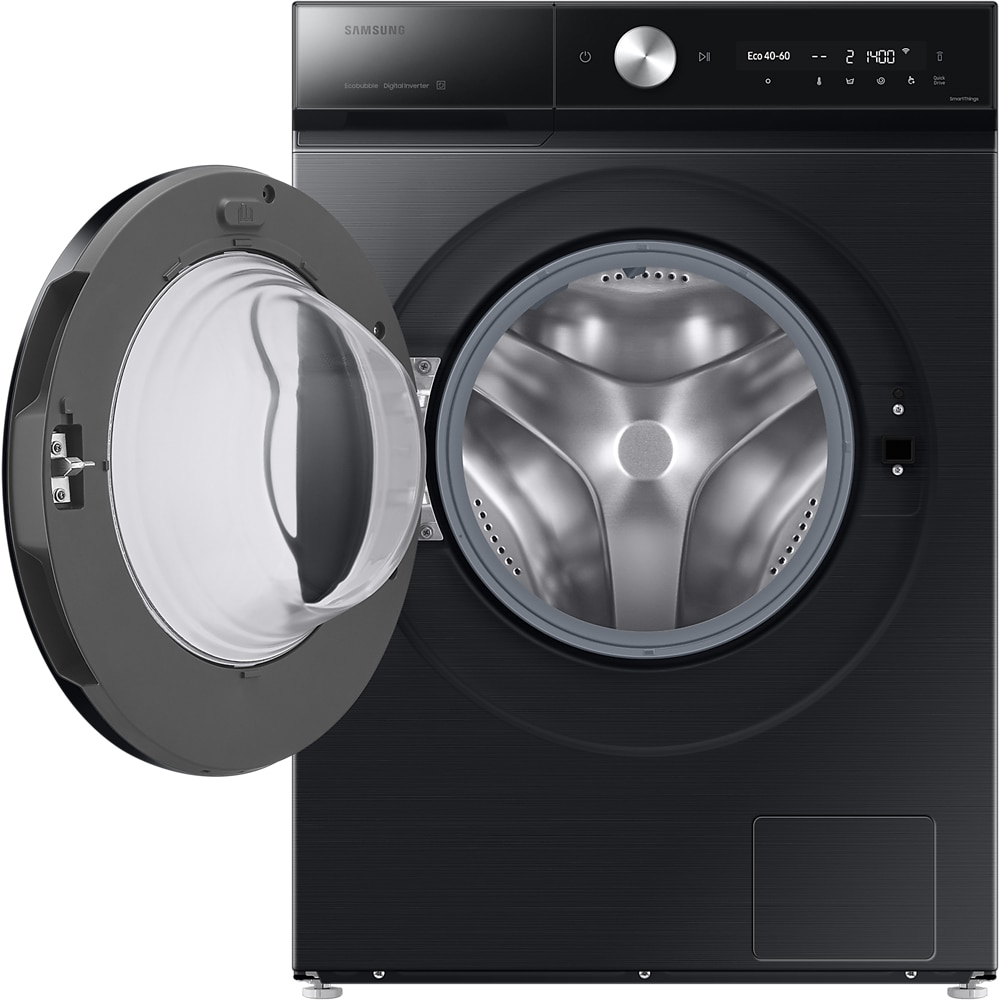 Masina de spalat rufe frontala SAMSUNG WW11DB8B95GBU4, AI Wash, AI EcoBubble, 11 kg, 1400rpm, Clasa A, negru