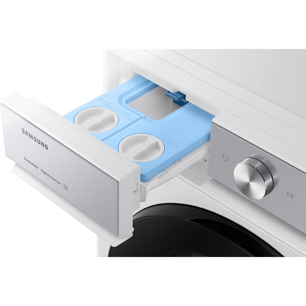 Masina de spalat rufe frontala SAMSUNG WW11DB8B95GHU4, AI Wash, AI EcoBubble, 11 kg, 1400rpm, Clasa A, alb