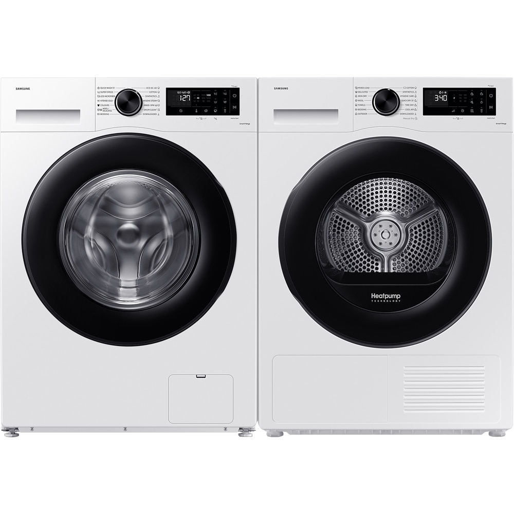 Masina de spalat rufe frontala SAMSUNG WW11DG5B25AELE, AI EcoBubble, 11 kg, 1400rpm, Clasa A, alb