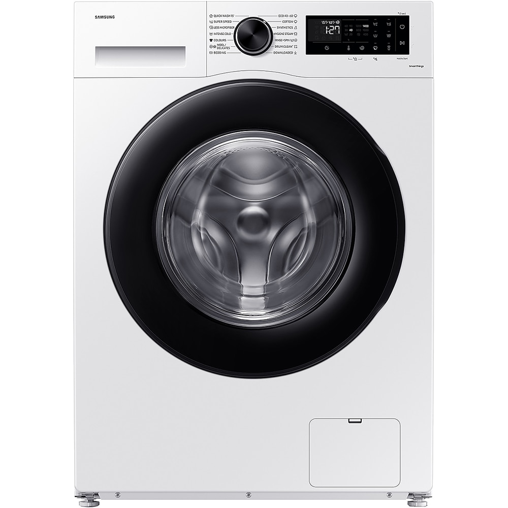 Masina de spalat rufe frontala SAMSUNG WW11DG5B25AELE, AI EcoBubble, 11 kg, 1400rpm, Clasa A, alb