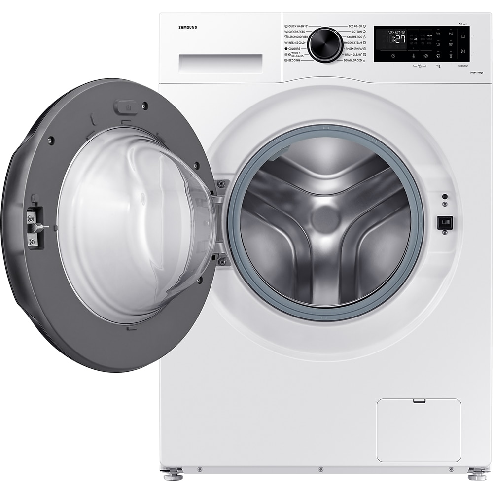 Masina de spalat rufe frontala SAMSUNG WW11DG5B25AELE, AI EcoBubble, 11 kg, 1400rpm, Clasa A, alb