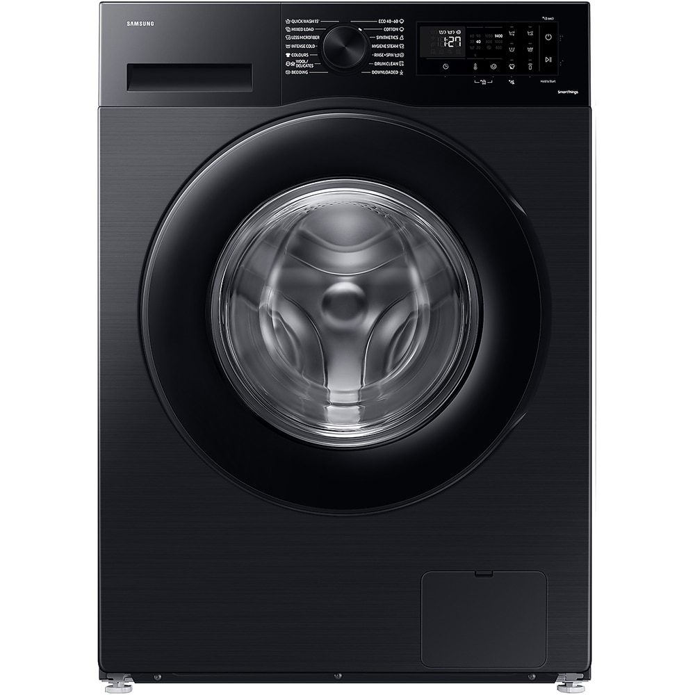 Masina de spalat rufe frontala SAMSUNG WW80CGC04DABLE, AI Control, Eco Bubble, 8 kg, 1400rpm, Clasa A, negru