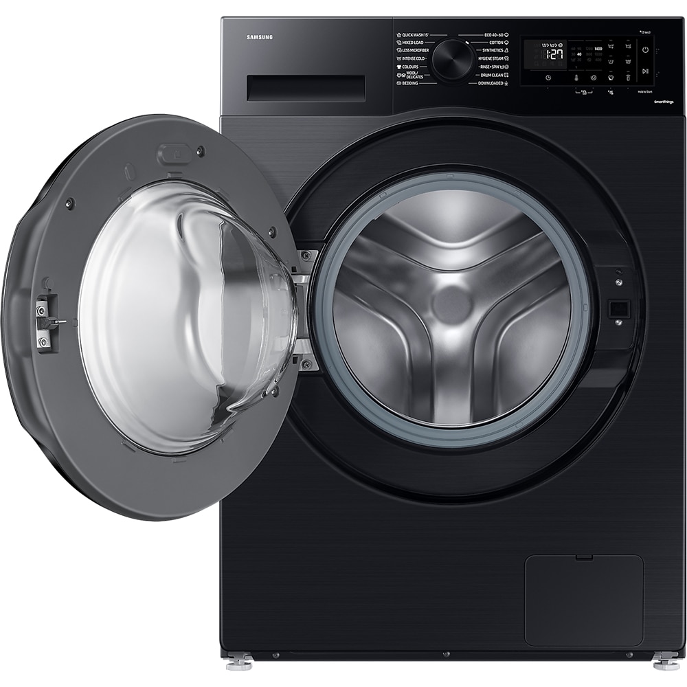 Masina de spalat rufe frontala SAMSUNG WW80CGC04DABLE, AI Control, Eco Bubble, 8 kg, 1400rpm, Clasa A, negru