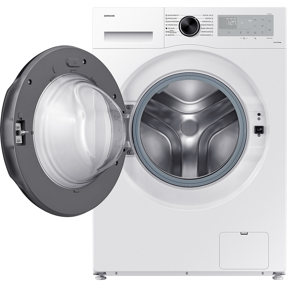 Masina de spalat rufe frontala SAMSUNG WW90CGC04DAHLE, AI Control, Eco Bubble, 9 kg, 1400rpm, Clasa A, alb