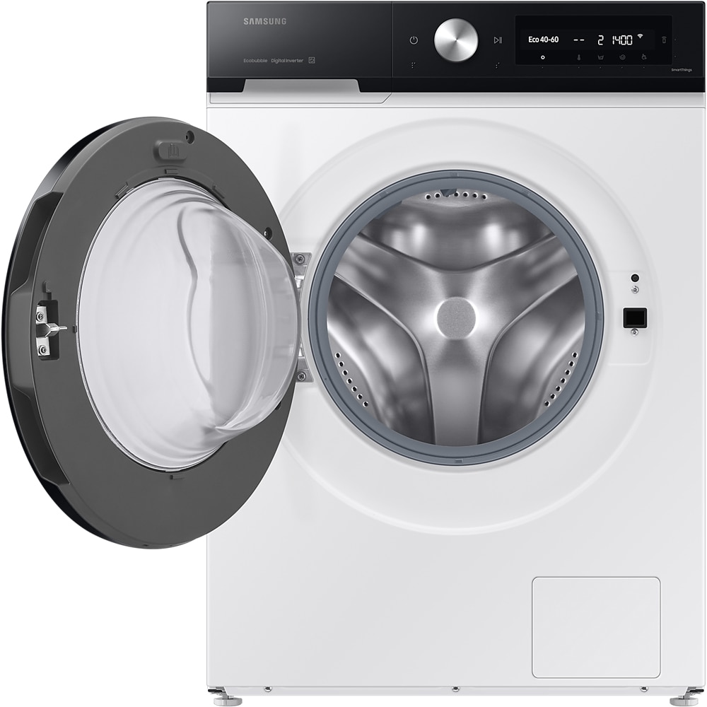 Masina de spalat rufe frontala SAMSUNG WW90DB7U94GEU4, AI Wash, AI EcoBubble, 9 kg, 1400rpm, Clasa A, alb