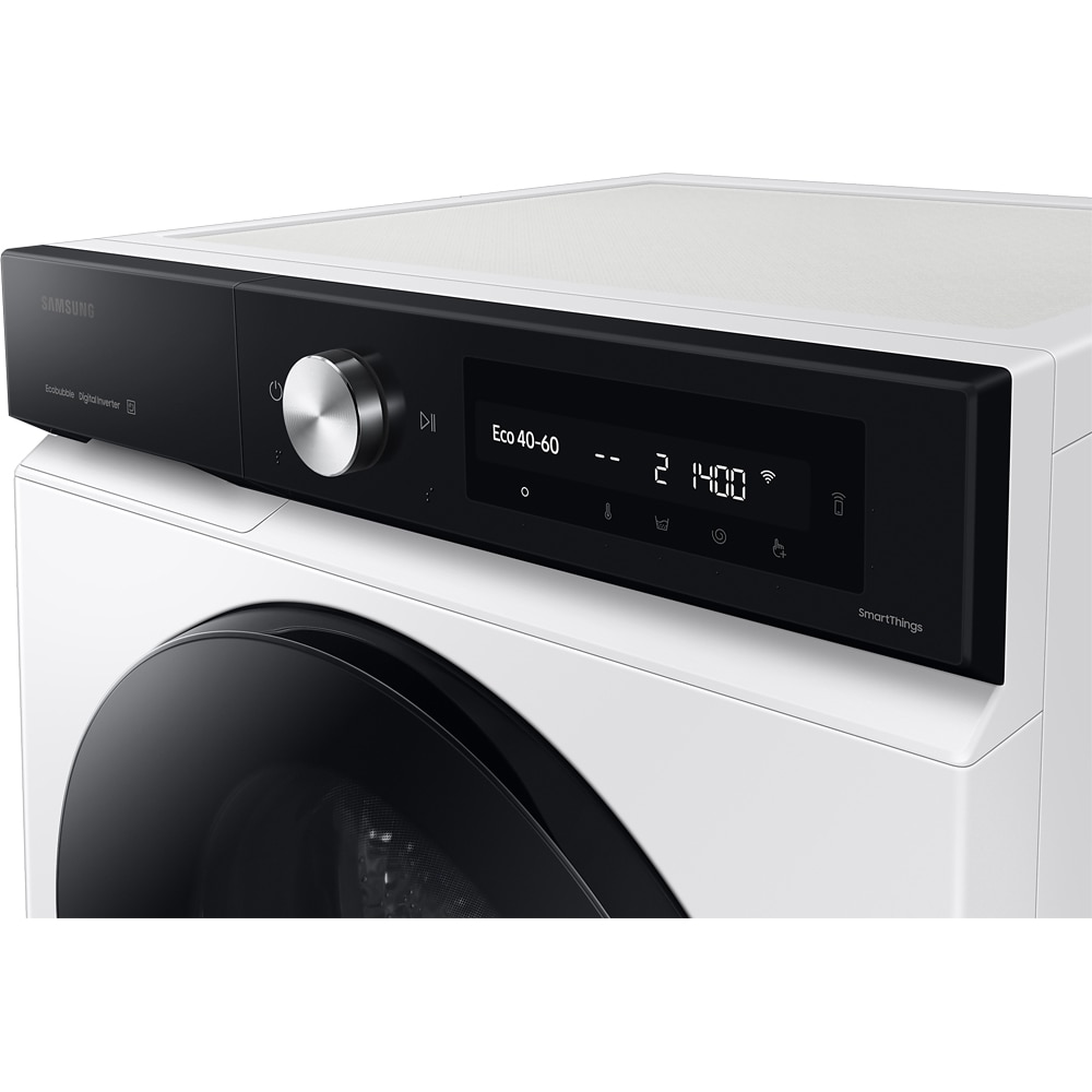 Masina de spalat rufe frontala SAMSUNG WW90DB7U94GEU4, AI Wash, AI EcoBubble, 9 kg, 1400rpm, Clasa A, alb