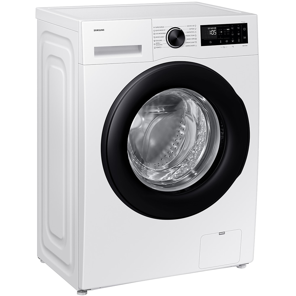 Masina de spalat rufe frontala slim SAMSUNG WW90DG5G34AELE, AI EcoBubble, AI Energy, 9 kg, 1400rpm, Clasa A, alb
