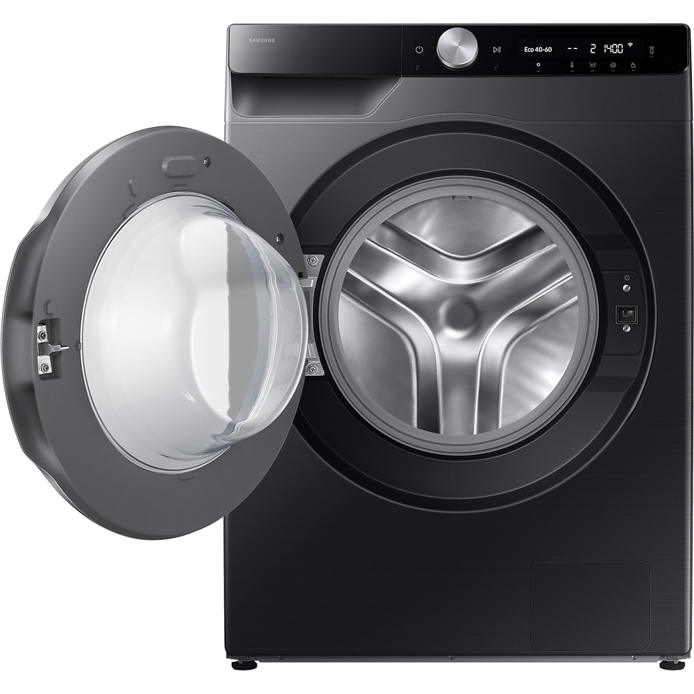 Masina de spalat rufe frontala SAMSUNG WW90DG6U25LBU4, AI EcoBubble, 9 kg, 1400rpm, Clasa A, negru