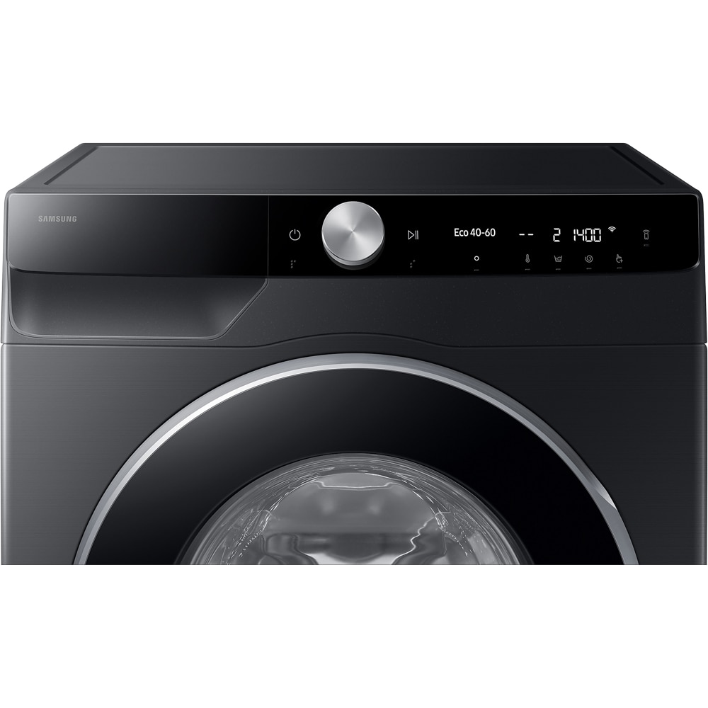Masina de spalat rufe frontala SAMSUNG WW90DG6U25LBU4, AI EcoBubble, 9 kg, 1400rpm, Clasa A, negru