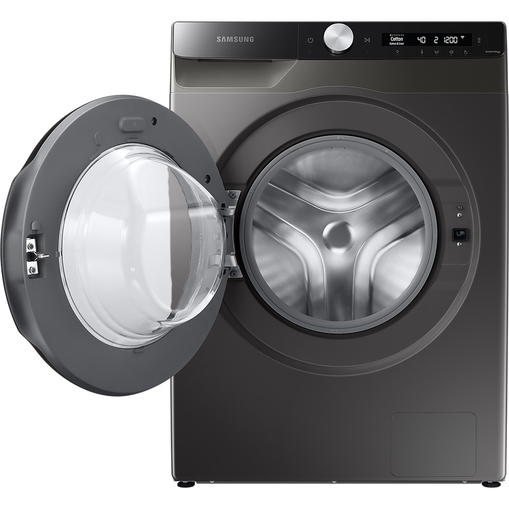 Masina de spalat rufe frontala SAMSUNG WW90T504DAX/S7, Wi-Fi, Eco Bubble, 9 kg, 1400rpm, Clasa A, inox