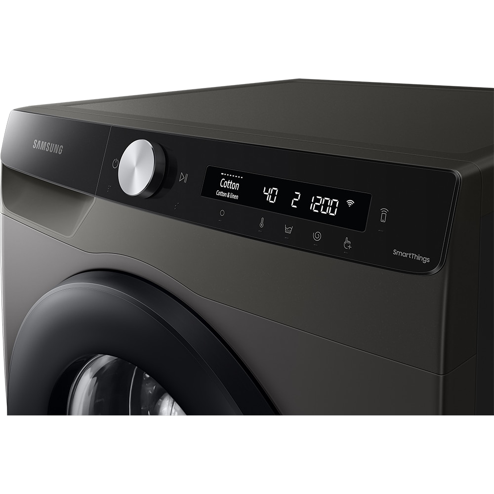 Masina de spalat rufe frontala SAMSUNG WW90T504DAX/S7, Wi-Fi, Eco Bubble, 9 kg, 1400rpm, Clasa A, inox