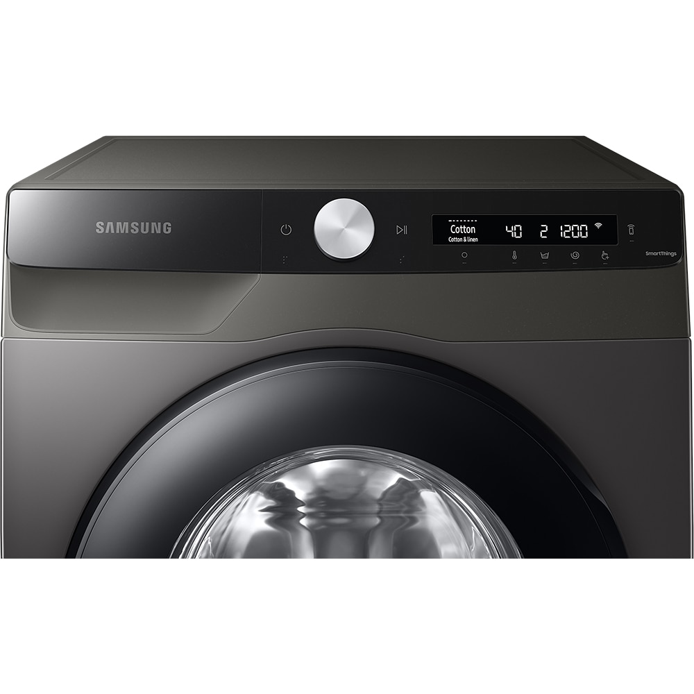 Masina de spalat rufe frontala SAMSUNG WW90T504DAX/S7, Wi-Fi, Eco Bubble, 9 kg, 1400rpm, Clasa A, inox