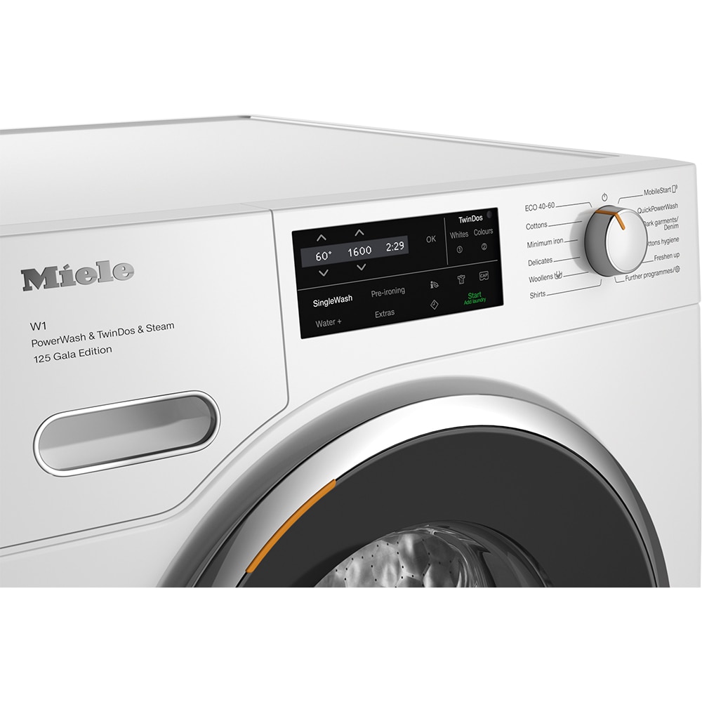 Masina de spalat rufe frontala MIELE WWI880 WCS 125 Gala Edition, 9 kg, 1600rpm, Clasa A, alb