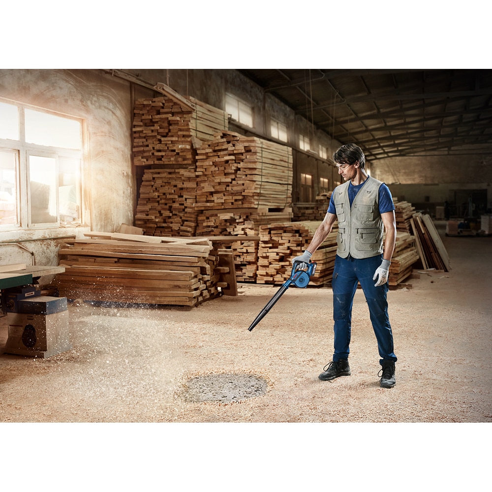 Suflanta BOSCH PROFESSIONAL GBL 18v-120 SOLO, pe acumulator, albastru-negru