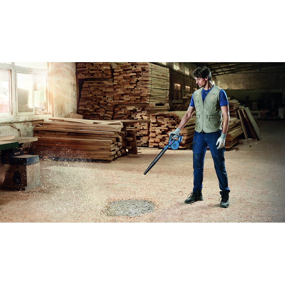 Suflanta BOSCH PROFESSIONAL GBL 18v-120 SOLO, pe acumulator, albastru-negru