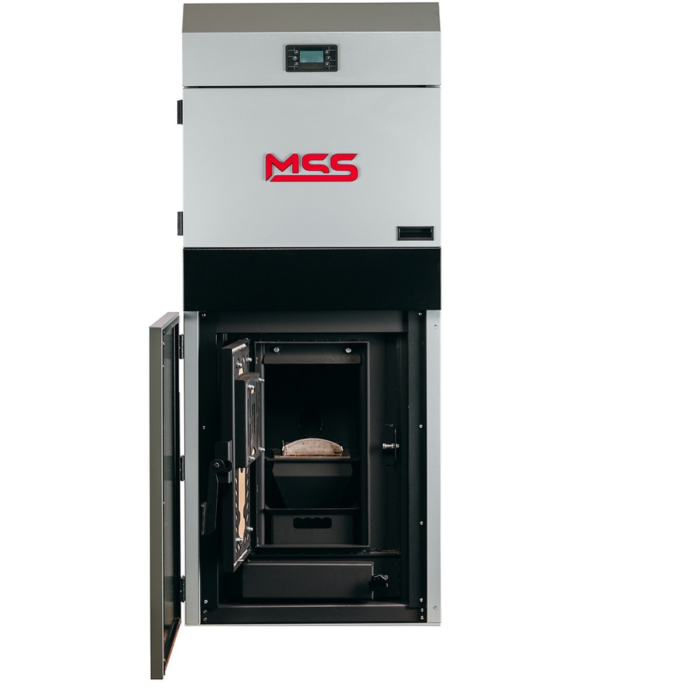 Centrala pe peleti MSS ECO PLUS 50, 50 kW, Wi-Fi, 72 x 91.1 x 164 cm