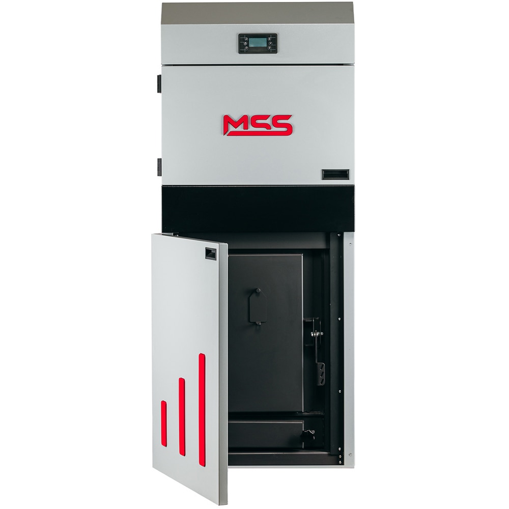 Centrala pe peleti MSS ECO PLUS 50, 50 kW, Wi-Fi, 72 x 91.1 x 164 cm