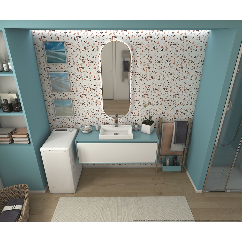 Masina de spalat rufe verticala CANDY Smart CSTG 272D3/1-S, 7 kg, 1200rpm, Clasa C, alb