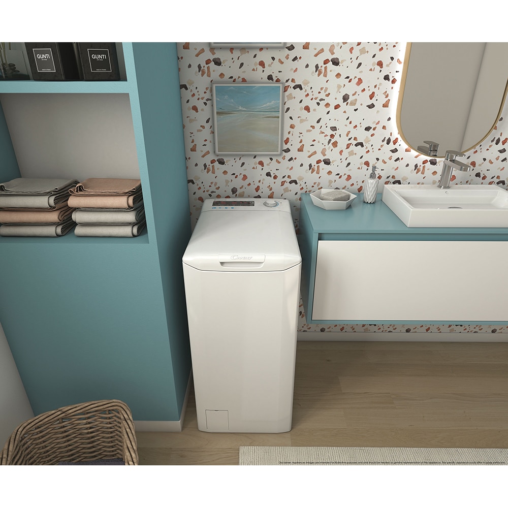 Masina de spalat rufe verticala CANDY Smart CSTG 272D3/1-S, 7 kg, 1200rpm, Clasa C, alb
