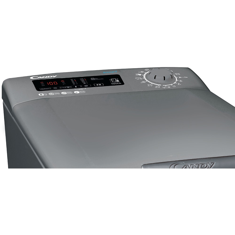 Masina de spalat rufe verticala CANDY CSTG 28TVRE/1-S, 8 kg, 1200rpm, Clasa F, antracit