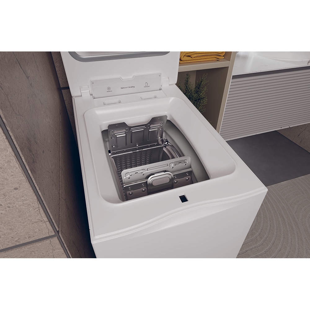 Masina de spalat rufe verticala HAIER Series 9 HW90-BPD13386U-S, 9 kg, 1300rpm, Clasa A, Wi-Fi, alb