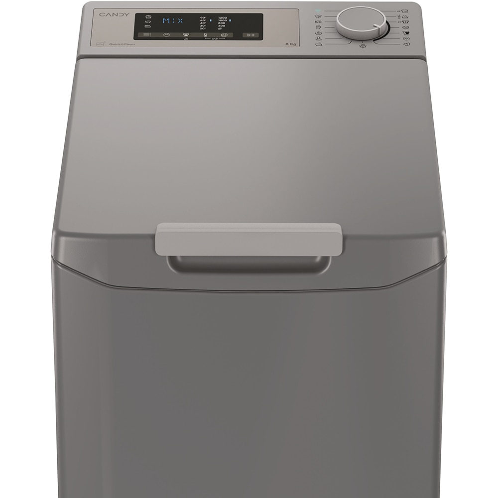 Masina de spalat rufe verticala CANDY ProWash 300 TCA283DR2-S, 8 kg, 1200rpm, Clasa D, antracit