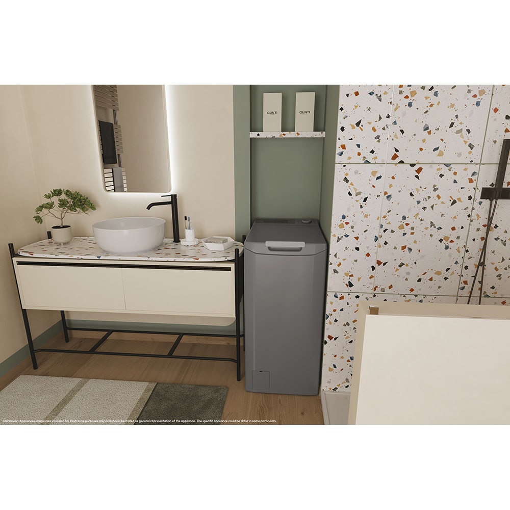 Masina de spalat rufe verticala CANDY ProWash 300 TCA283DR2-S, 8 kg, 1200rpm, Clasa D, antracit