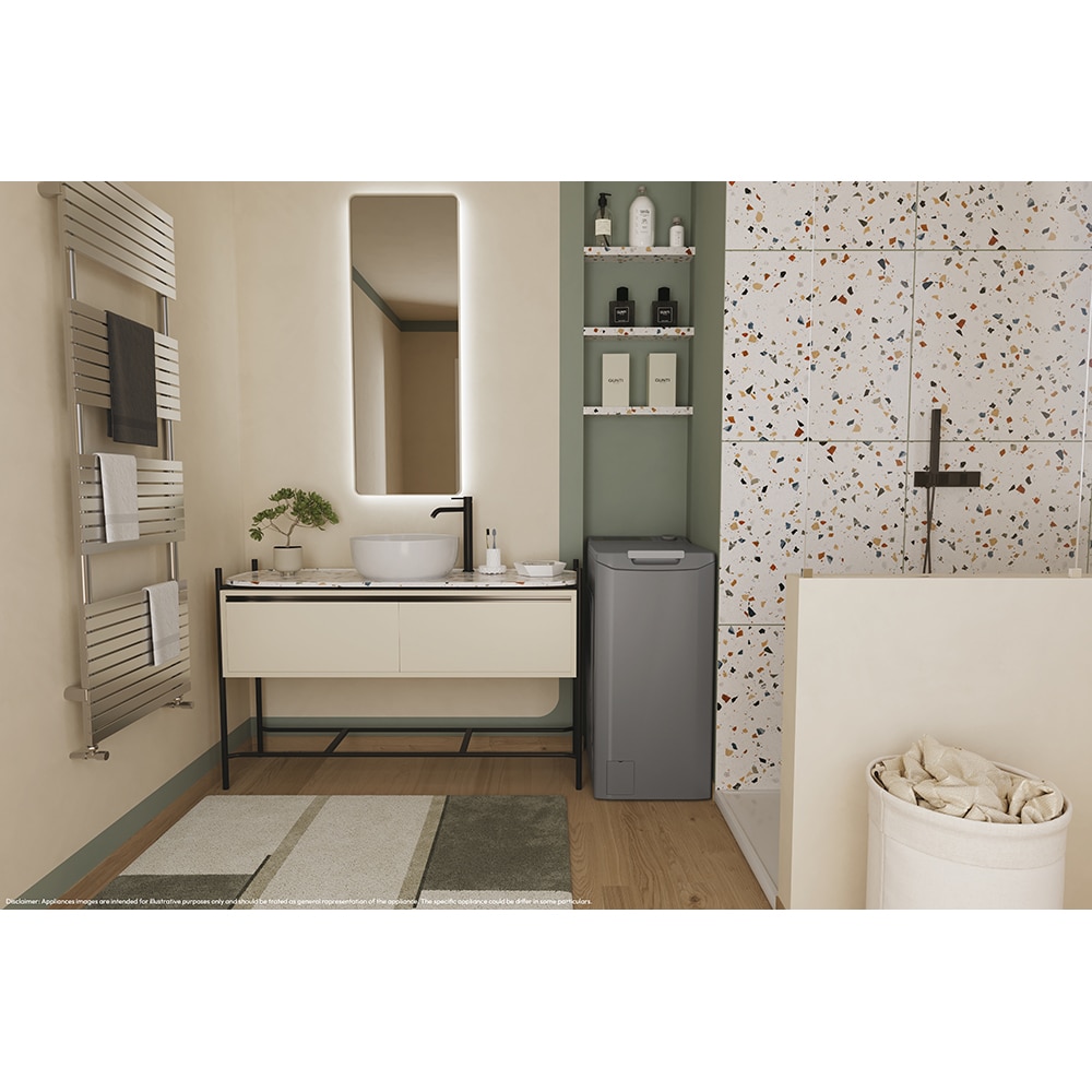 Masina de spalat rufe verticala CANDY ProWash 300 TCA283DR2-S, 8 kg, 1200rpm, Clasa D, antracit