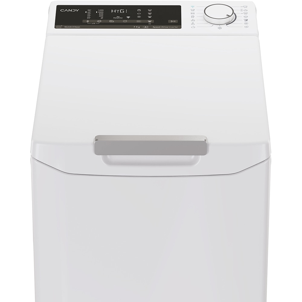 Masina de spalat rufe verticala CANDY ProWash 500 TCA474TM5-S, 7 kg, 1400rpm, Clasa A, alb