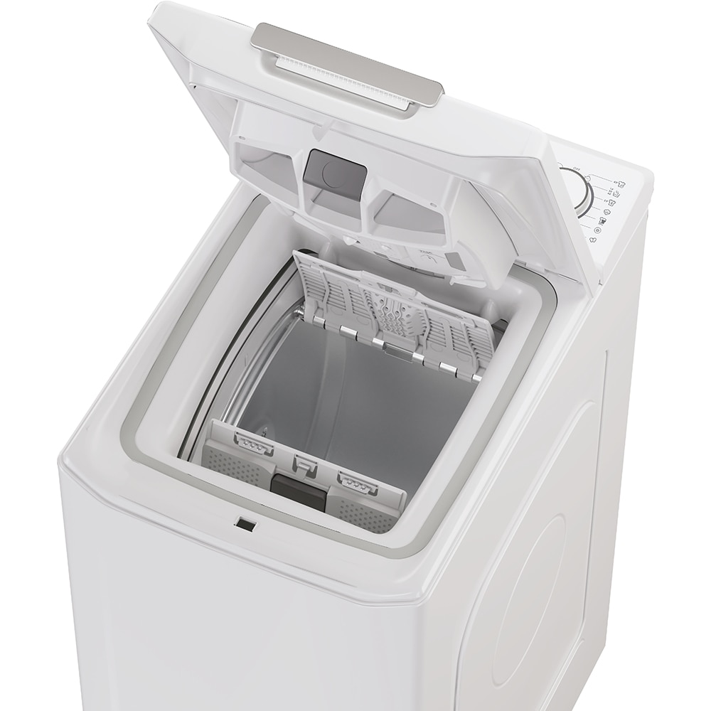 Masina de spalat rufe verticala CANDY ProWash 500 TCA474TM5-S, 7 kg, 1400rpm, Clasa A, alb