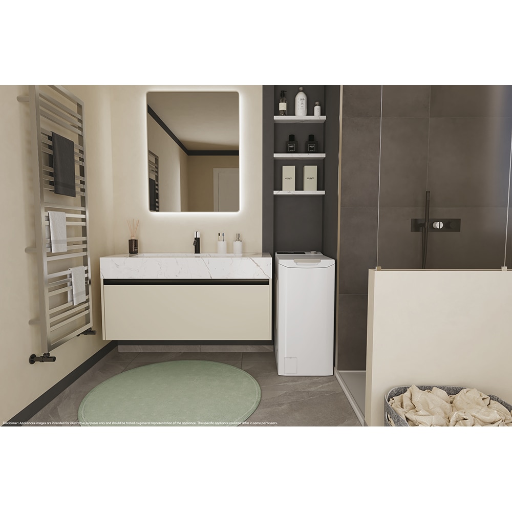 Masina de spalat rufe verticala CANDY ProWash 500 TCA474TM5-S, 7 kg, 1400rpm, Clasa A, alb