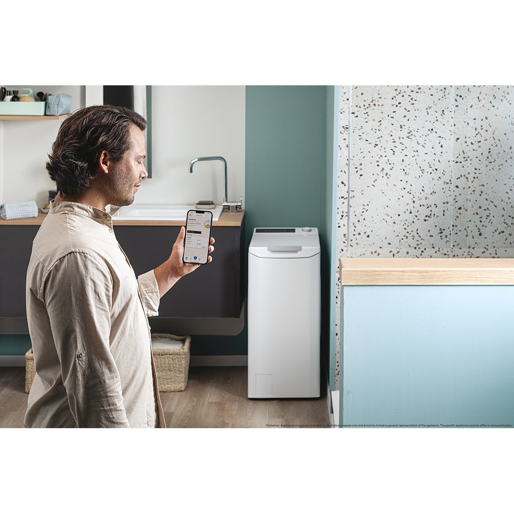 Masina de spalat rufe verticala CANDY ProWash 500 TCA474TM5-S, 7 kg, 1400rpm, Clasa A, alb