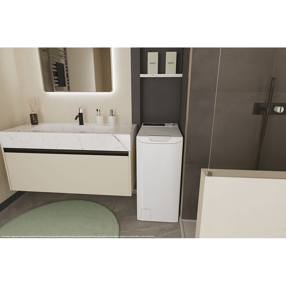 Masina de spalat rufe verticala CANDY ProWash 500 TCA474TM5-S, 7 kg, 1400rpm, Clasa A, alb