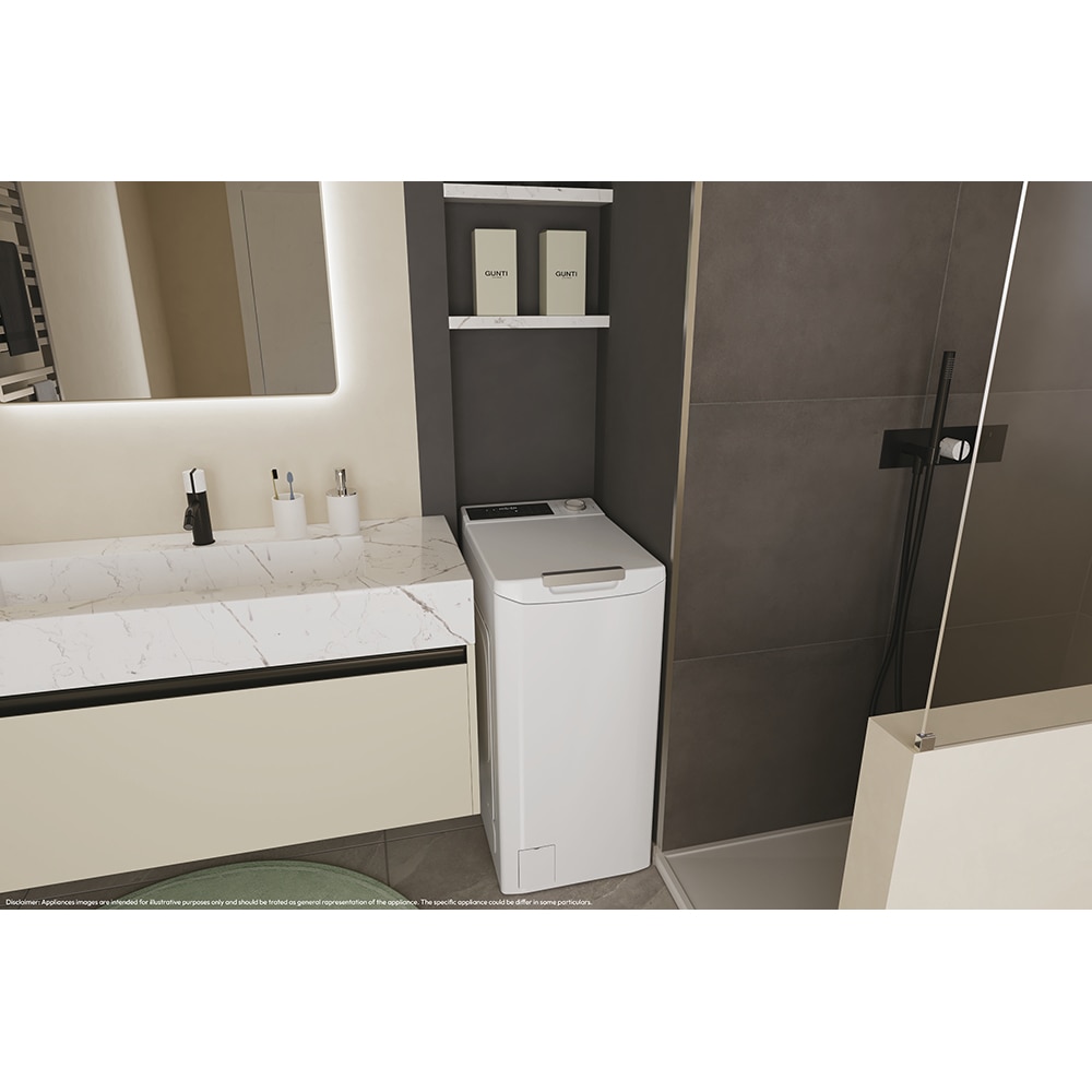 Masina de spalat rufe verticala CANDY ProWash 500 TCA474TM5-S, 7 kg, 1400rpm, Clasa A, alb