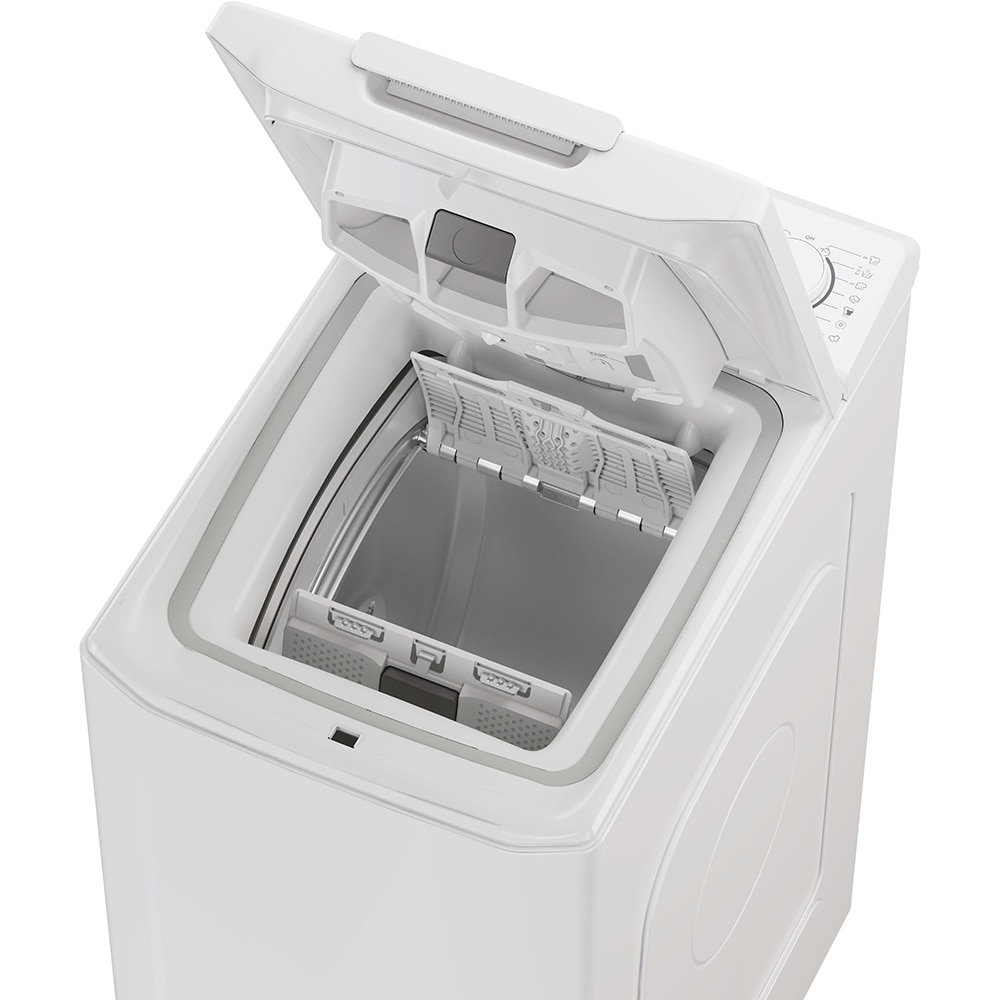 Masina de spalat rufe verticala CANDY ProWash 300 TCAS275D3-S, Steam, 7 kg, 1200rpm, Clasa C, alb