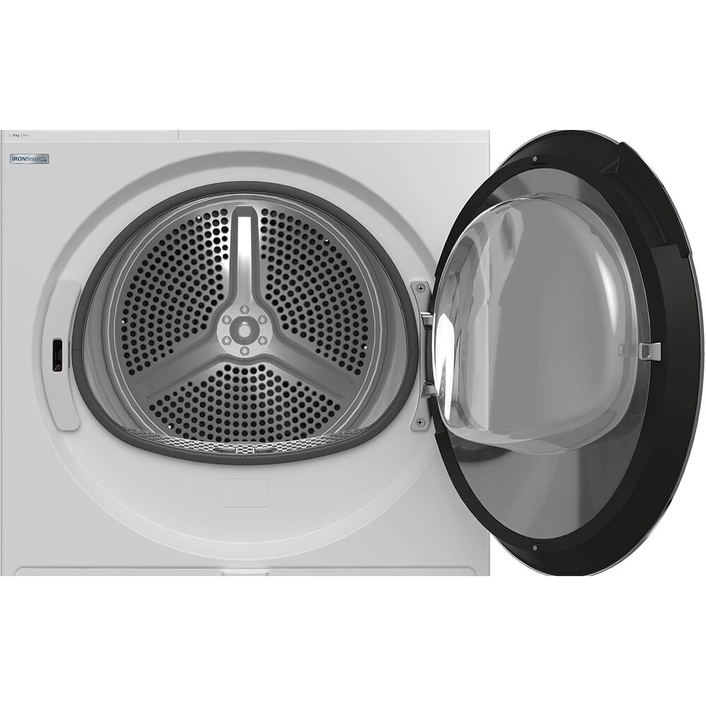 Uscator de rufe BEKO B5T69233, Pompa de caldura, 9kg, 15 programe, Clasa E, alb