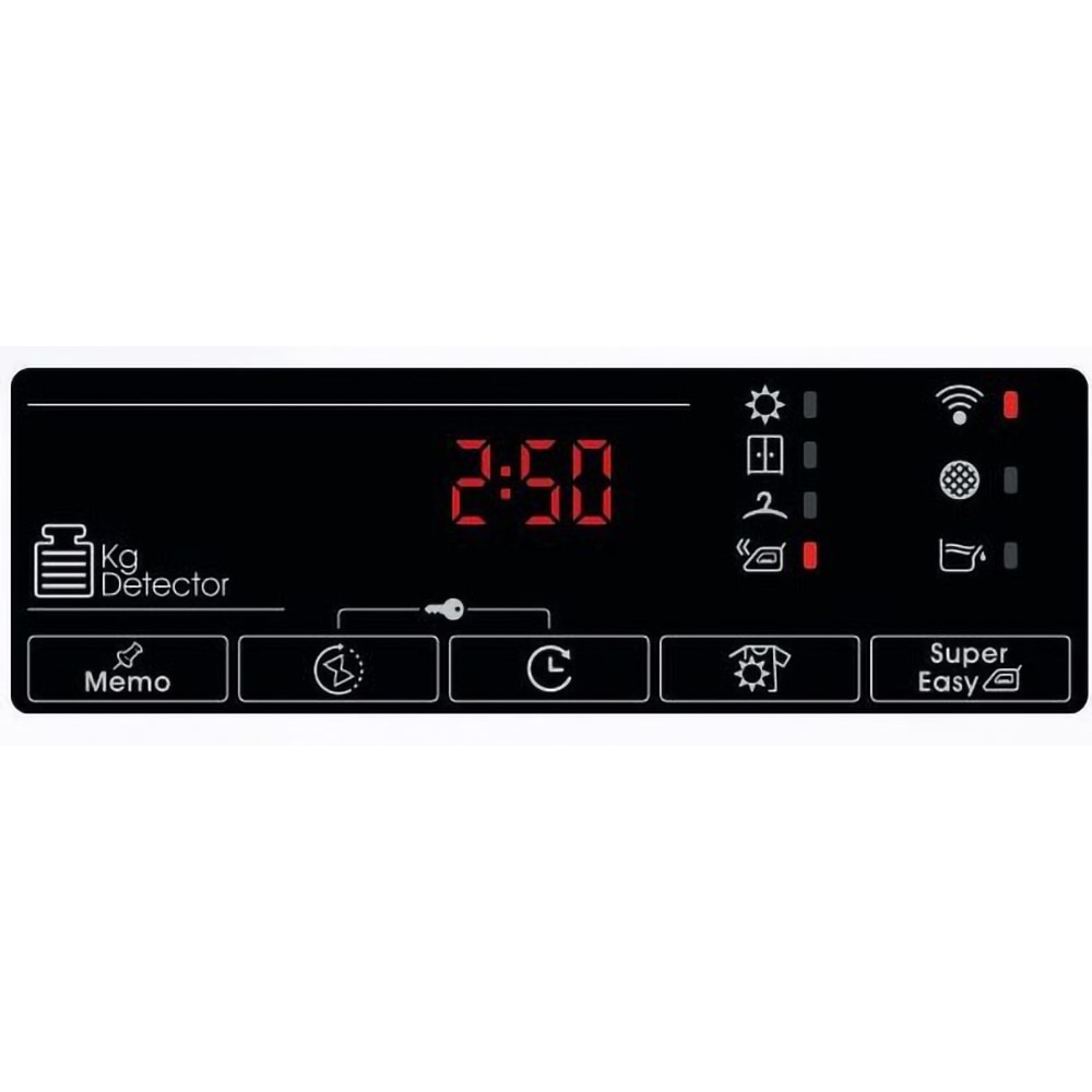 Uscator de rufe CANDY Smart Pro CSOE H8A2TE-S, Pompa de caldura, 8 kg, 14 programe, Clasa E, Wi-Fi, alb