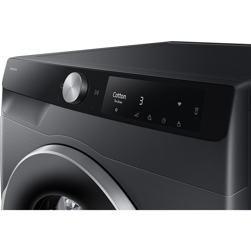 Uscator de rufe SAMSUNG DV80T6220LB/S7, AI Control, Pompa de caldura, 8 kg, 16 programe, Clasa C, negru