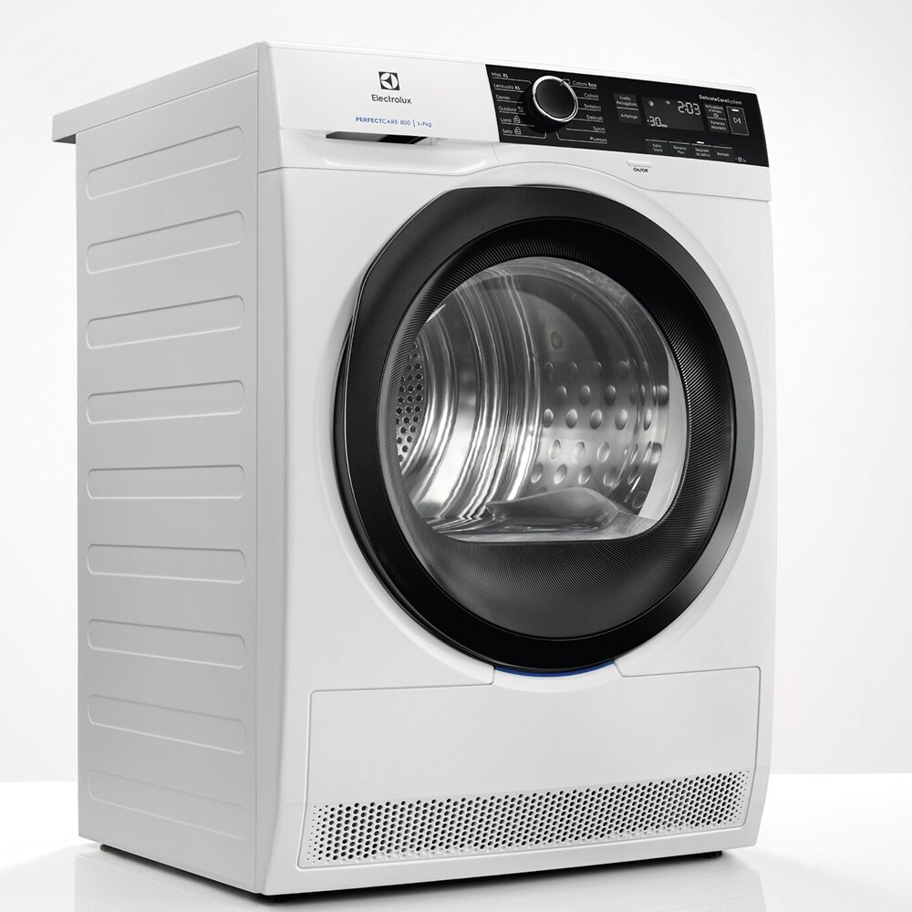 Uscator de rufe ELECTROLUX PerfectCare800 EW8HS259S, Pompa de caldura, 9kg, 12 programe, Clasa A++, alb