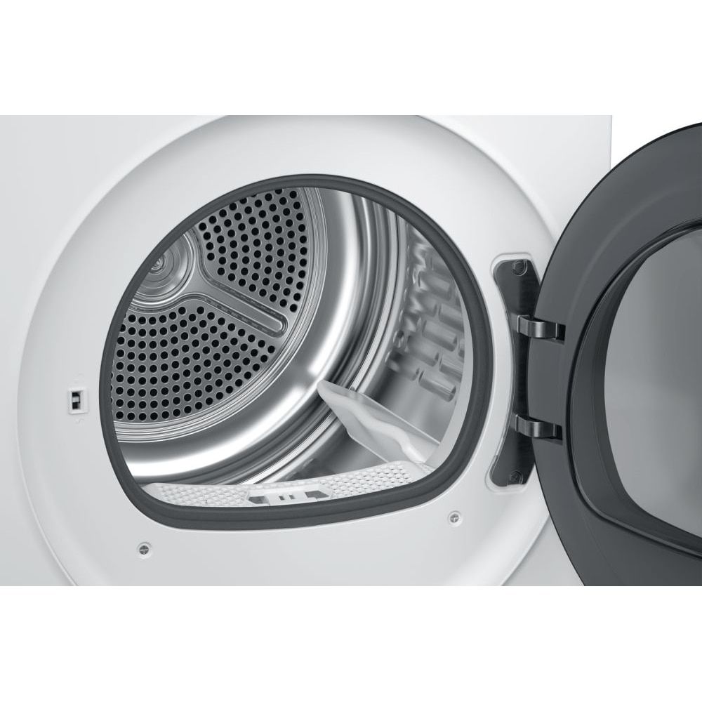 Uscator de rufe HAIER HD80-A2939, Pompa de caldura, 8 kg, 15 programe, Clasa E, alb