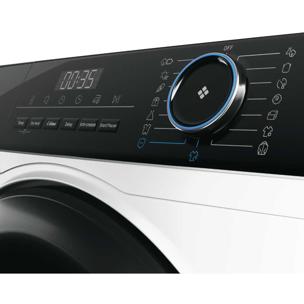 Uscator de rufe HAIER HD80-A2939, Pompa de caldura, 8 kg, 15 programe, Clasa E, alb