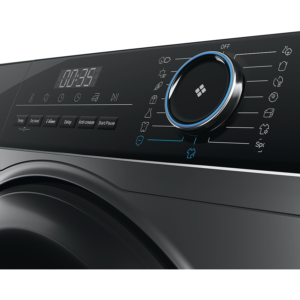 Uscator de rufe HAIER HD90-A3939R-S, Pompa de caldura, 9 kg, 15 programe, Clasa C, antracit