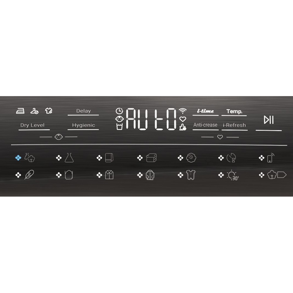 Uscator de rufe HAIER HD90-A3Q979U1, Pompa de caldura, 9 kg, 15 programe, Clasa C, Wi-Fi, alb