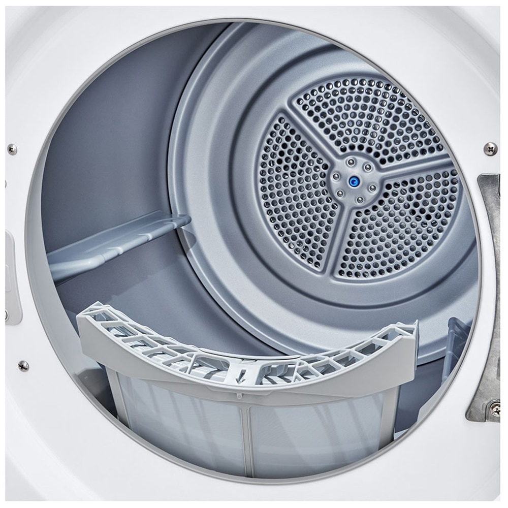 Uscator de rufe LG RH80V3AVBN, ThinQ, Pompa de caldura, 8 kg, 14 programe, Clasa D, alb