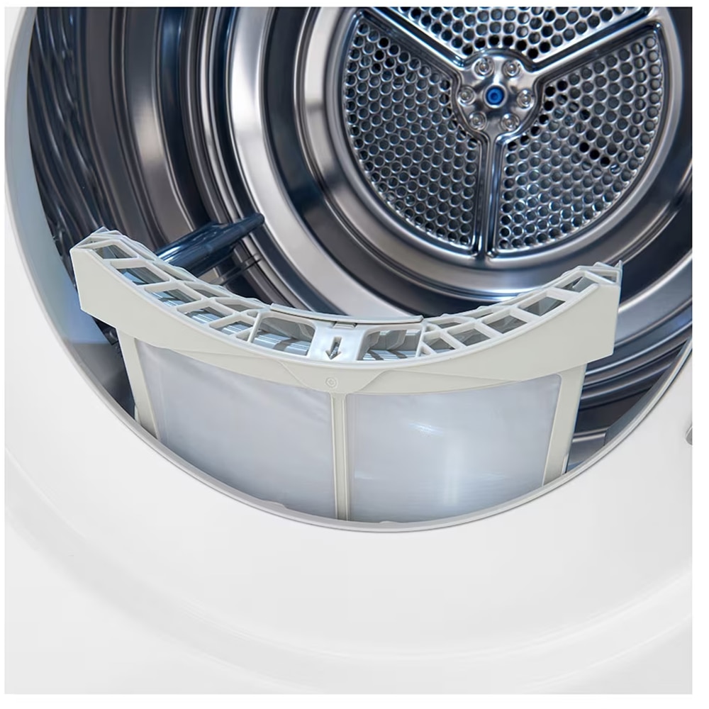 Uscator de rufe LG RH90V9AV2N, SmartThinQ, Condensare si pompa de caldura, 9 kg, 15 programe, Clasa C, alb